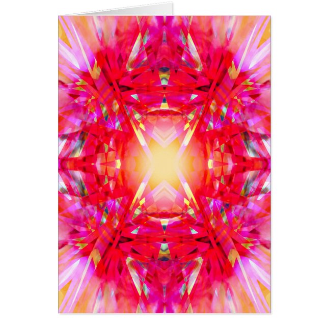Colourful kaleidoscope pattern (Front)