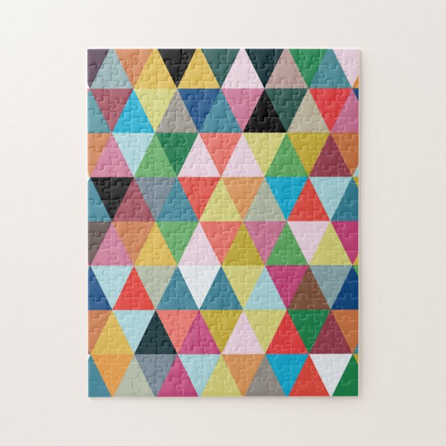 Colourful Kaleidoscope Patterned Jigsaw Puzzle (Vertical)