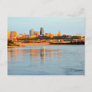 Colourful Kaw Point in Kansas City, Missouri Postcard