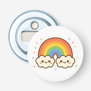 Colourful Kawaii Rainbow Pride Bottle Opener