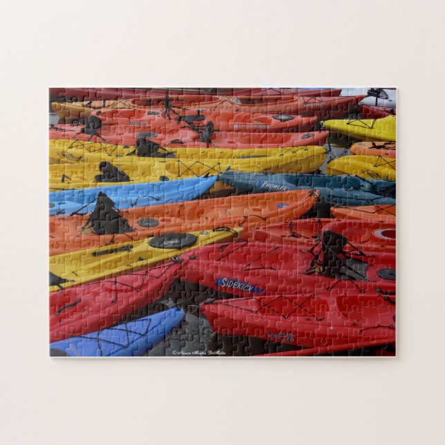 Colourful Kayak Puzzle (Horizontal)