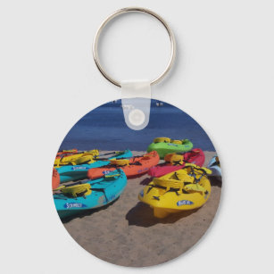 Colourful Kayaks Key Ring
