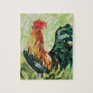 Colourful Keith the RoosterRooster Jigsaw Puzzle