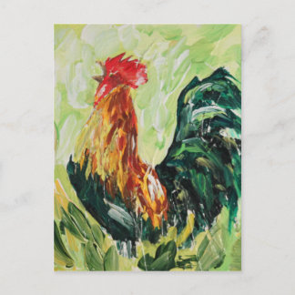 Colourful Keith the RoosterRooster Postcard
