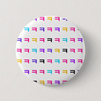 Colourful kekekeke 6 cm round badge