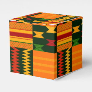 Colourful Kente Favour Box