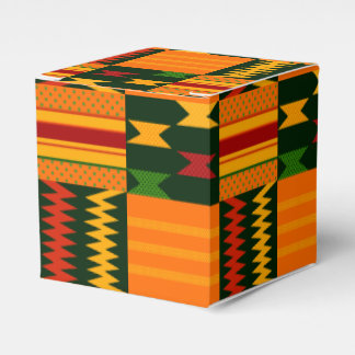 Colourful Kente Favour Box