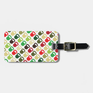 Colourful Kettlebells For Luggage Tag