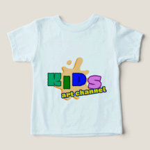 Colourful Kids Art Channel Toddler T-Shirt | Cute