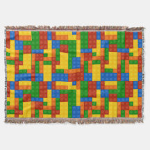 Colourful Kids Building Bricks Pattern