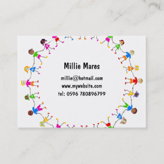 Colourful Kids Business Card
