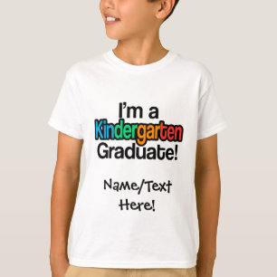 Colourful Kids Graduation Kindergarten Graduate T-Shirt