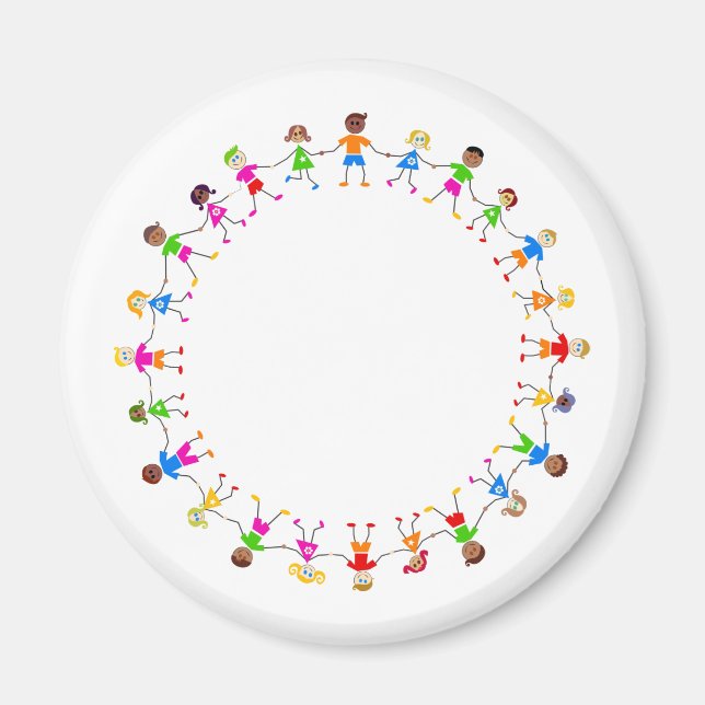 Colourful Kids Magnet (Front)