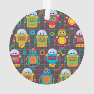 Colourful Kids Robot Ornament