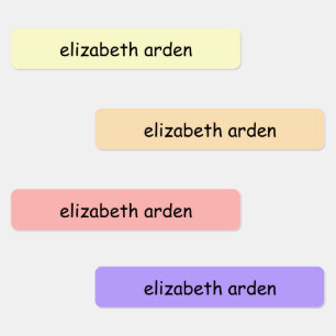 Colourful Kids School Supplies Waterproof Name