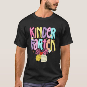 Colourful Kindergarten Back to School Cute Design T-Shirt