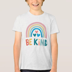 Colourful Kindness Rainbow  Tri-Blend Shirt