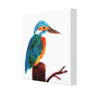 Colourful Kingfisher Bird Art