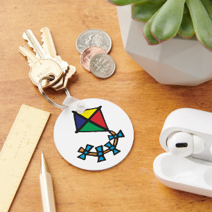 Colourful Kite Key Ring