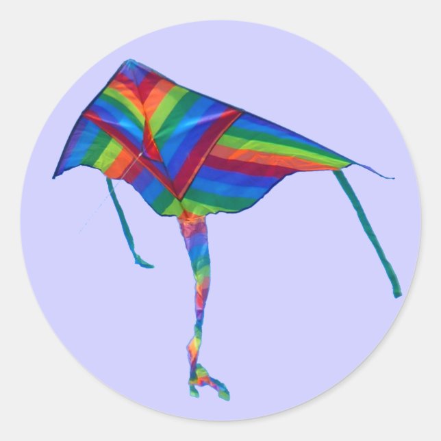Colourful Kite Stickers (Front)