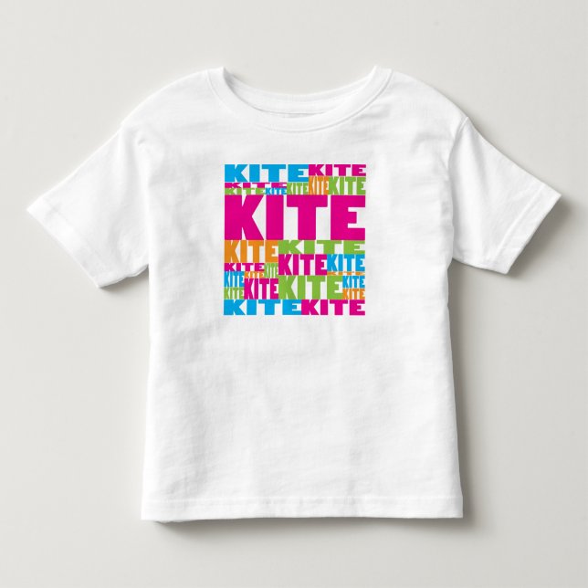 Colourful Kite Toddler T-Shirt (Front)