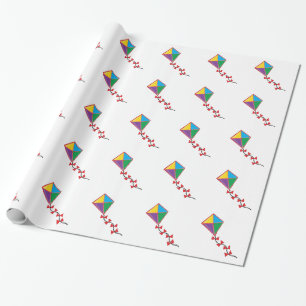 Colourful Kite Wrapping Paper