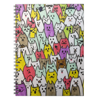 Colourful Kitten Notebook