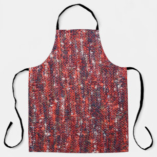 Colourful Knitted Texture: Cosy Background Apron