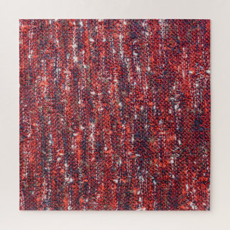 Colourful Knitted Texture: Cosy Background Jigsaw Puzzle