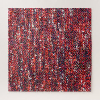 Colourful Knitted Texture: Cosy Background Jigsaw Puzzle