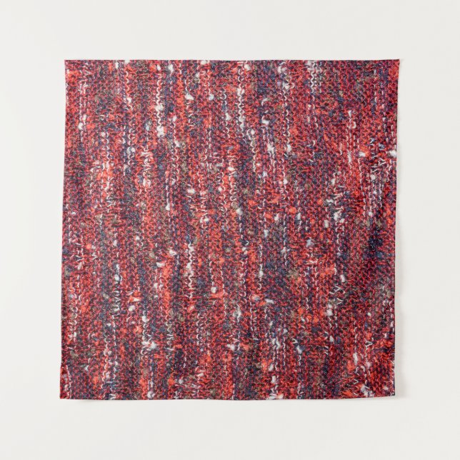 Colourful Knitted Texture: Cosy Background Tapestry (Front)