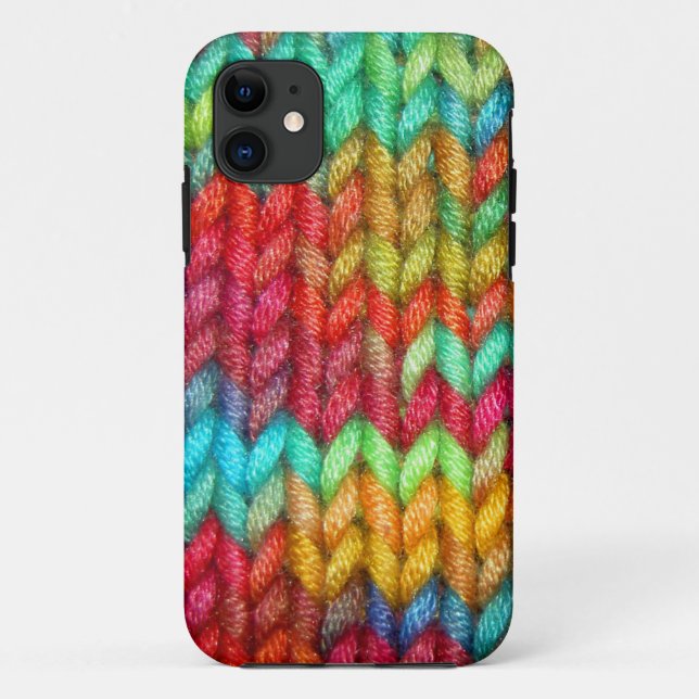 Colourful Knitters Yarn Case-Mate iPhone Case (Back)