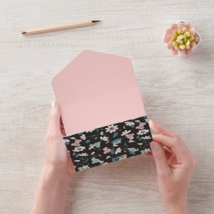 Colourful Koala Pattern Cute Animal and Floral All In One Invitation