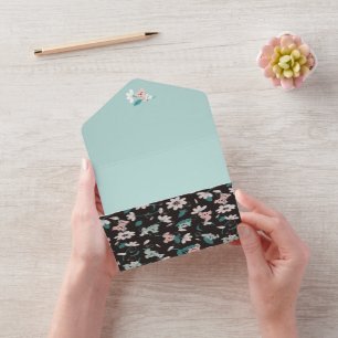 Colourful Koala Pattern Cute Animal and Floral All In One Invitation