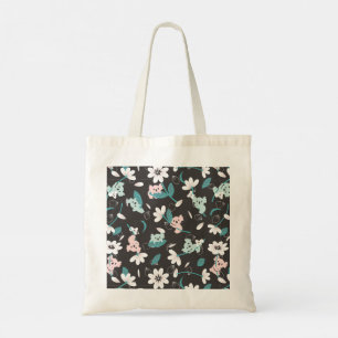 Colourful Koala Pattern Cute Animal and Floral Tote Bag