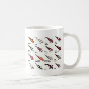 Colourful Koi Fish Varieties Nishikigoi Asian Art Coffee Mug