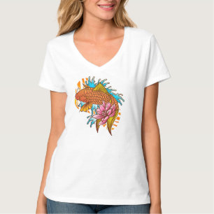 Colourful Koi Goldfish T-Shirt