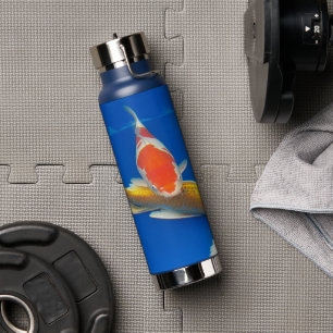 Colourful Koi Photo Water Bottle