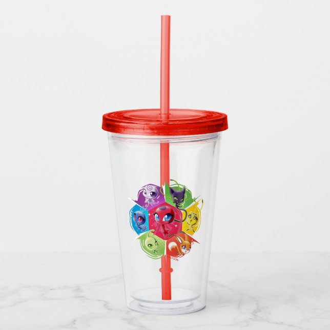 Colourful Kwamis Acrylic Tumbler (Front)