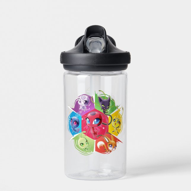 Colourful Kwamis Water Bottle (Front)