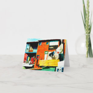 Colourful La Boca Buenos Aires, Argentina Notecard