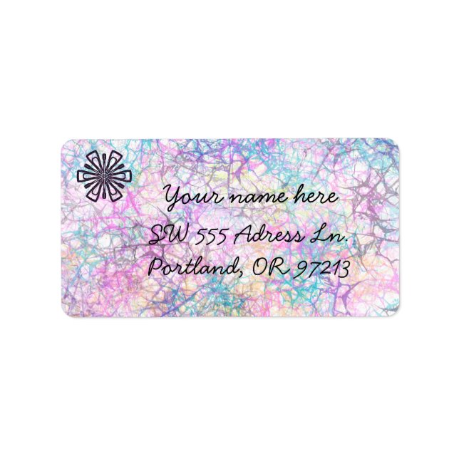 Colourful Label (Front)