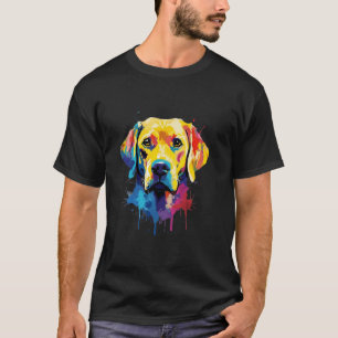 Colourful Labrador Yellow Golden Lab Retriever Spl T-Shirt