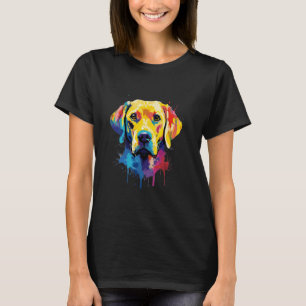 Colourful Labrador Yellow Golden Lab Retriever Spl T-Shirt