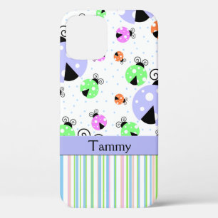Colourful Ladybugs iPhone 12 Case