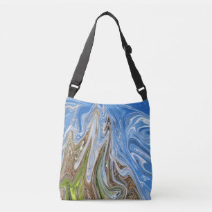 Colourful Landscape Abstract Art Best fine art Crossbody Bag
