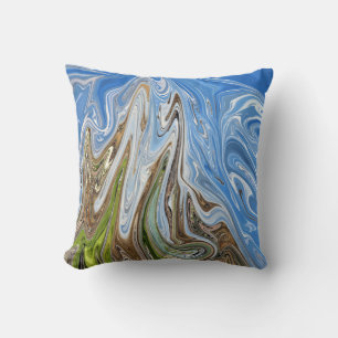 Colourful Landscape Abstract Art Best fine art Cushion