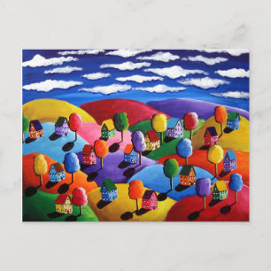 Colourful Landscape Post Card