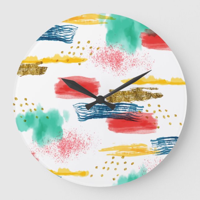 Colourful Large Clock (Front)
