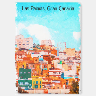 Colourful Las Palmas Gran Canaria Architecture Magnet